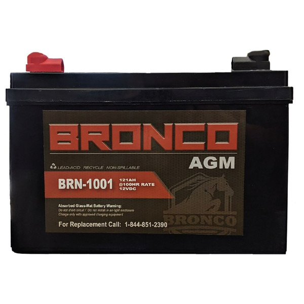 Bronco AGM 121Ah 12V Battery